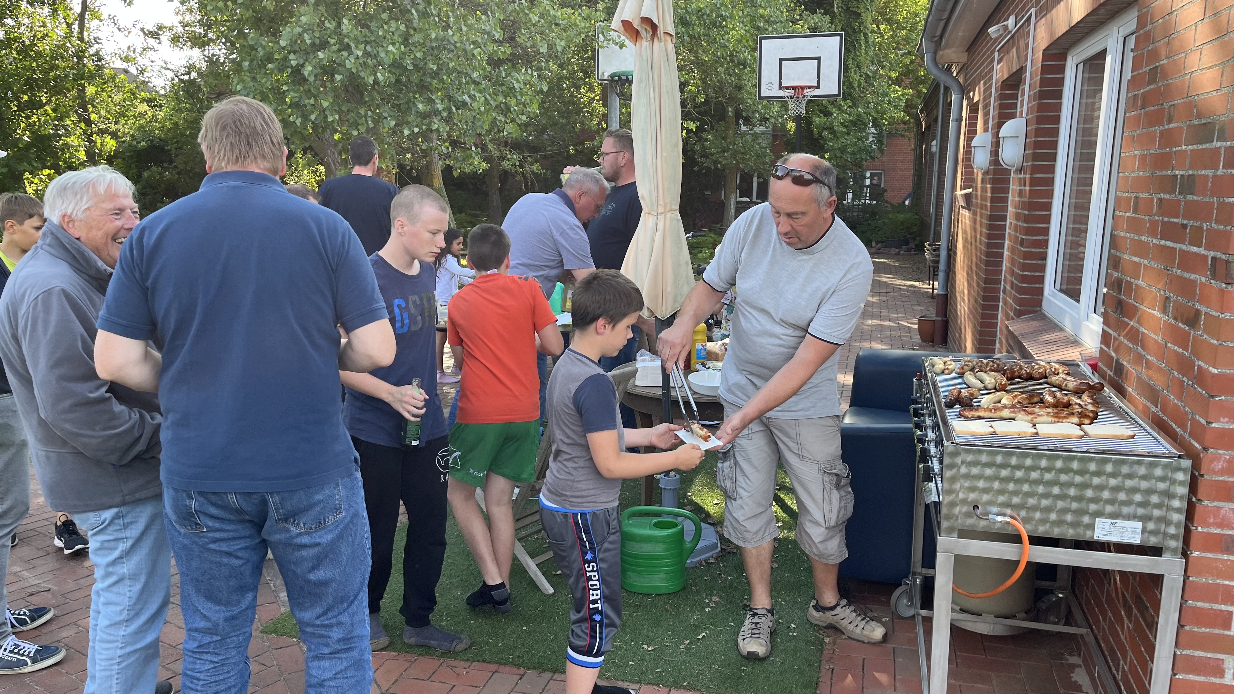 Grillen im Jugendhaus
